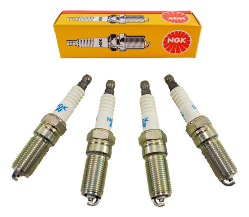 Kit 4 Bujias Ngk Ford Fiesta 1999-2012 1.6 8v Rocam Todos 0