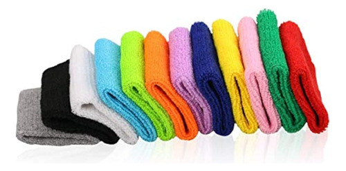 10 Pares De Pulseras Deportivas, Muñequeras Para 1