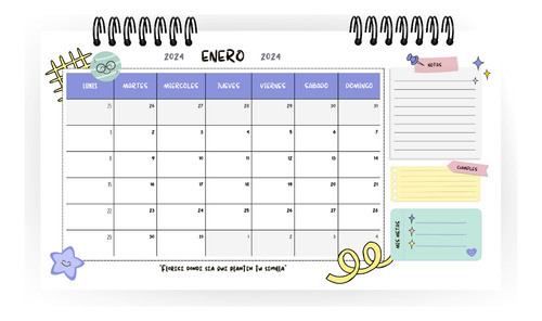 Calendario Imprimible 2024 Mes A Mes 1