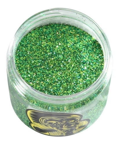 Metal Flake Pack +1 L. Barniz Cataliz. Efecto 3 D Verde Gde. 0