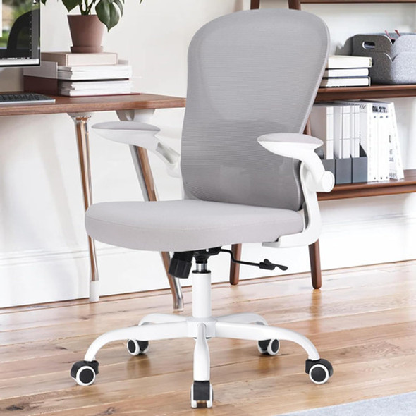 Silla De Oficina Stary Con Brazos Plegables Para Casa, Blanc 0