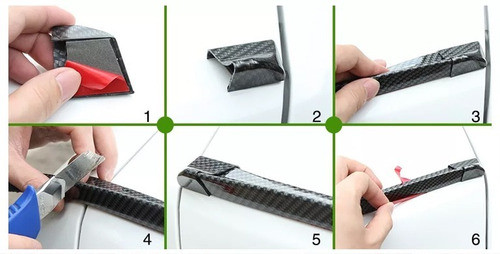 Alerón Cola Baúl Negro 3.5cm X 1.8cm Con 3m Kenny 1