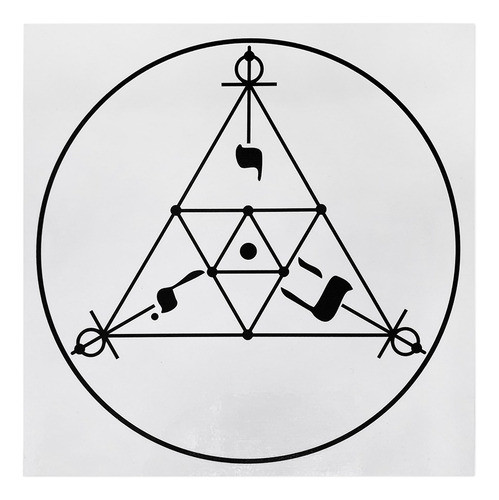 Gráfico Radiestésico Radiônico Scap Placa 24x24cm 0