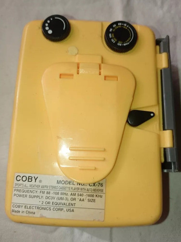 Walkman Coby Sport Cx-76 Autorevese A Cambiar Correa 1
