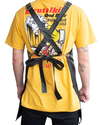 Avental Dubai Preto Brilhante 1