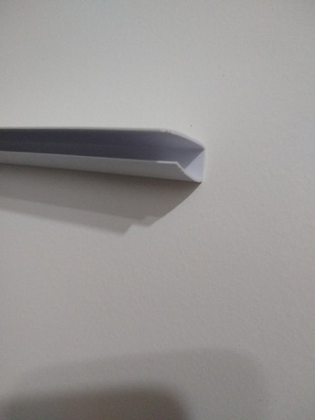 Pack 5 Perfiles J Blanco 3mts Para Cielorraso 1