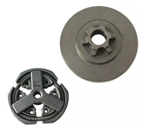Campana Y Embrague Motosierra 38cc 3/8  Lp 6 Dientes Chinas 0
