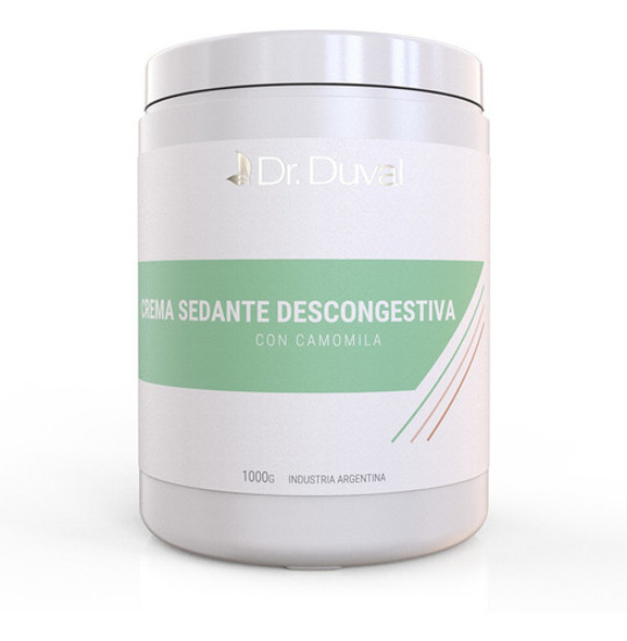 Crema Sedante Y Descongestiva Con Camomila 1kg Dr. Duval 0 Crema Sedante Y Descongestiva Con Camomila 1kg Dr. Duval 0
