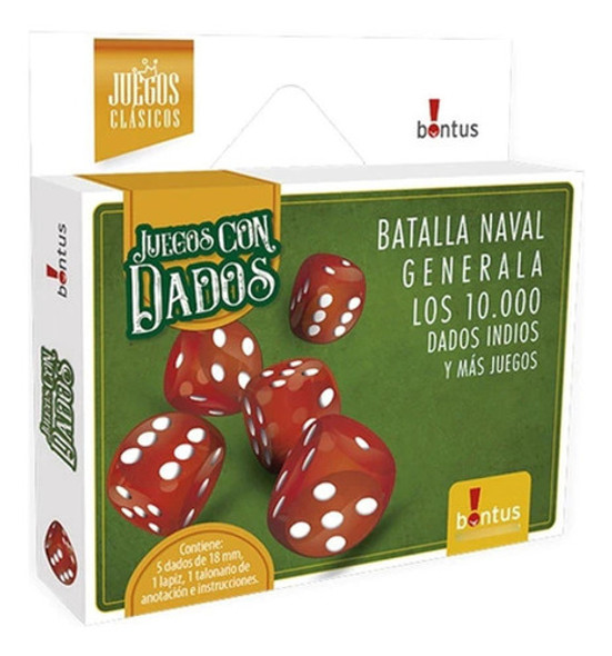 Juego Generala Clásico Con Dados Bontus - La Aldea 0