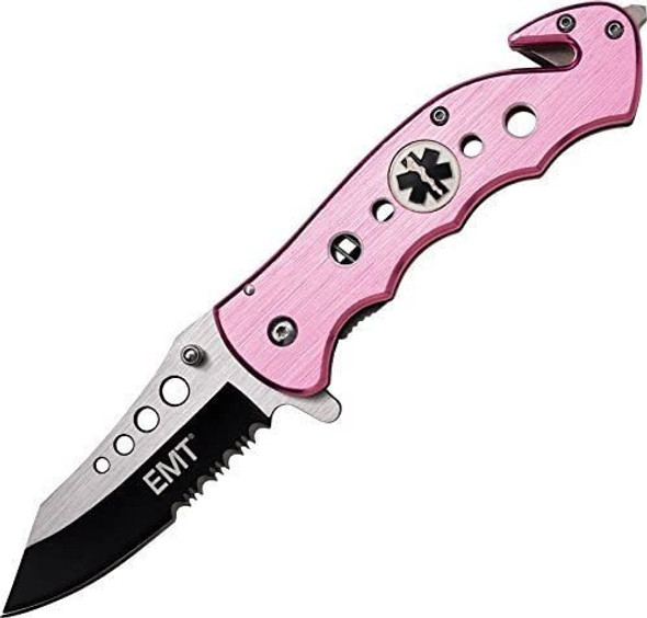 Cuchillo Navaja Plegable Rosa | Tac Force Tf-498 0