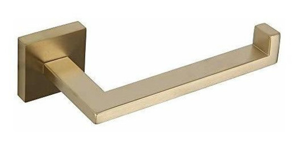 Porta Papel Higienico Dorado Cepillado Inox 0