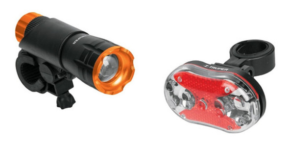 Kit Linterna P/bicicleta Delantera/trasera Truper 16798 Stg 0