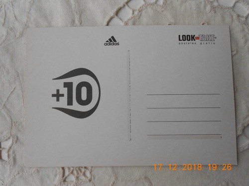 Tarjeta Postal Beckham + 10 Publicida De Zapatillas 1