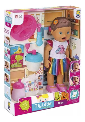 My Little Muñeca Set Comiditas Con Mixer Accesorios Ed 1