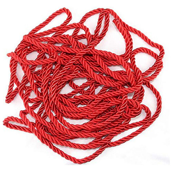 Cuerda De Seda Suave De 32 Pies Y 8 Mm (1/3 Pulgada) De Diám 1