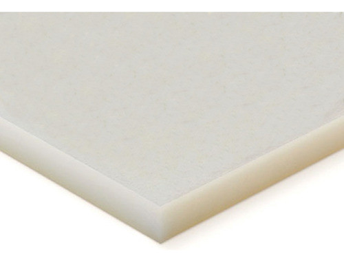 Placa De Grilon , Poliamida 6, Pa6 Natural #50x275x275 Mm Me 0