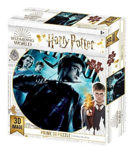 Puzzle Efecto 3d Harry Potter Gryffindor Prime 3d 500 Piezas 0