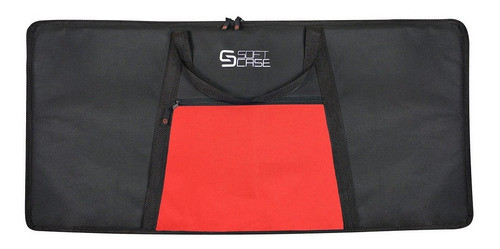 Capa Bag Teclado Soft Case Start 7/8 Almofadada - Vermelho 0