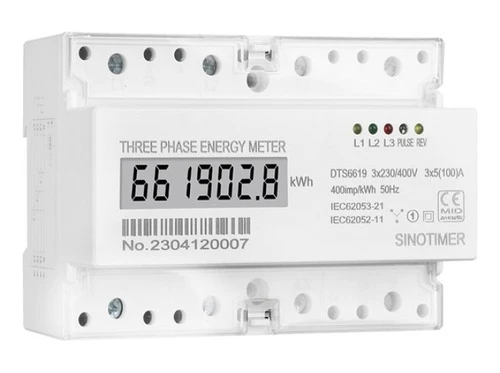 Medidor Trifasico Digital Din Eléctrico Dts238-7 380v 100a 0