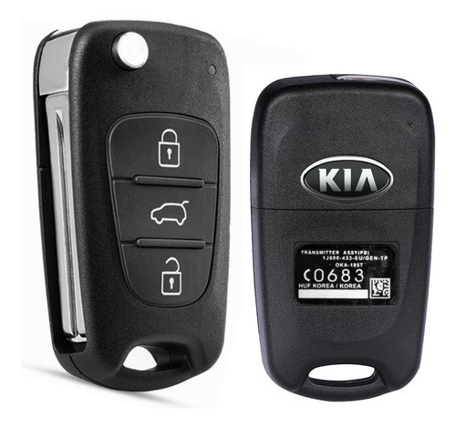 Carcaça Chave Canivete Kia Sorento 2011 2012 2013 2014 0