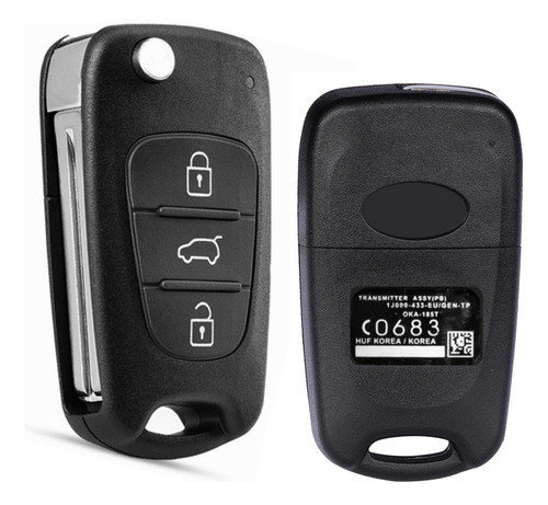 Carcaça Chave Canivete Kia Sorento 2011 2012 2013 2014 0