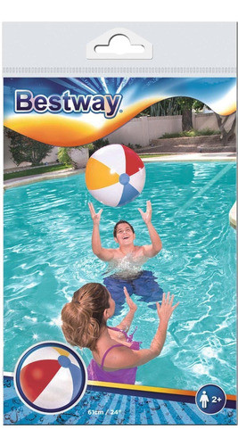 Pelota De Playa Inflable 31022 61cm Colores Bestway 1