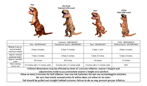 Rubie's Adult Original T-rex Inflatable Costume 1