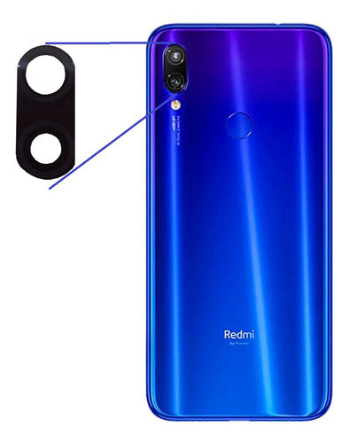 Vidrio De Camara Trasera Repuesto Para Xiaomi Note 7/ 7 Pro 0