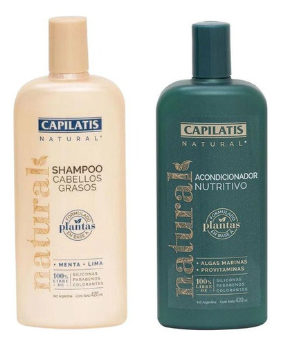 Capilatis Natural - Shampoo Cabellos Grasos + Acondicionador 0