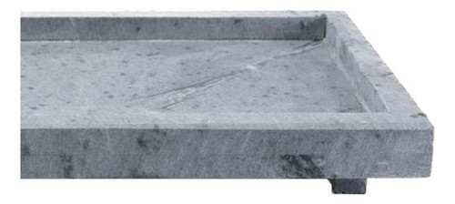 Tábua Gourmet Borda E Pé Para Servir Pedra Sabão P 30x10cm 0