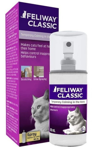 Feromona Gatos Feliway Spray Calma Stress Ansiedad Roturas 1