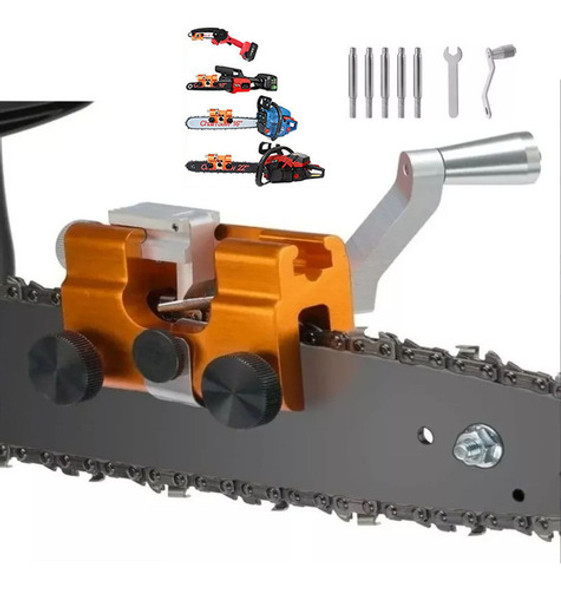 Kit Afiador De Motosserra 5 Cabeças Para Moto-serras D 0