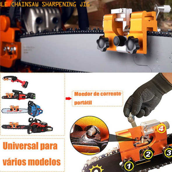 Kit Afiador De Motosserra 5 Cabeças Para Moto-serras D 1