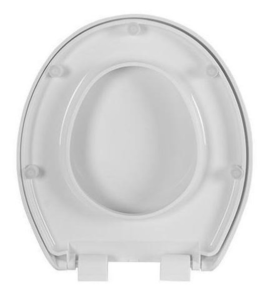 Assento Sanitário Com Amortecedor Convencional Oval Branco 1