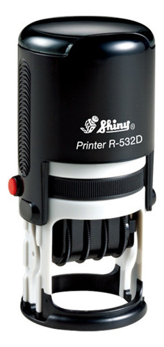 Sello Fecha Fechador Automatico Placa 32mm Shiny R-532d 0