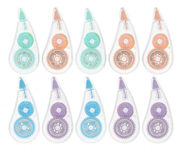 Fita Corretiva De Fita White Out Portátil, 10 Unidades 0