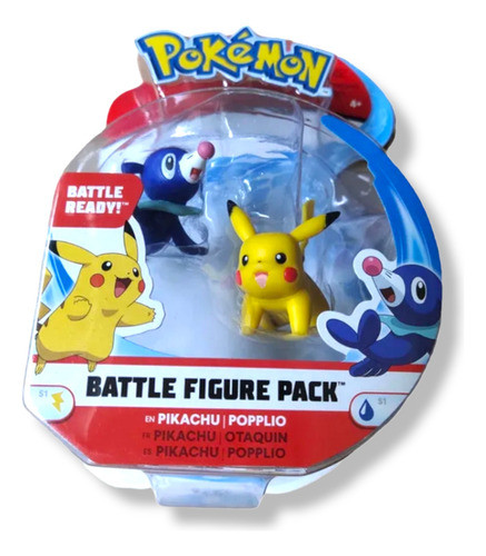Pokemon Battle Figure Pikachu Popplio 0
