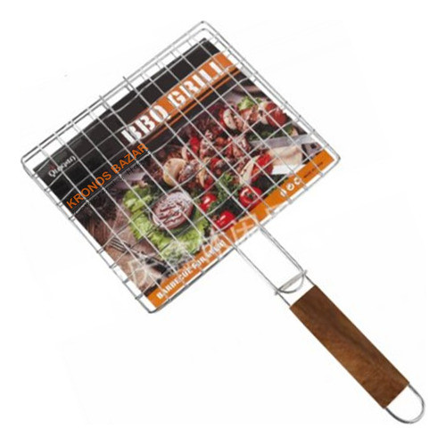 Pinza Parrilla Rejilla Carlitera Tostados Asados Grill Bbq 0