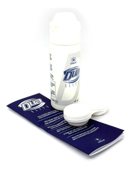 Kit Viaje Dua Elite Disop 60 Ml Solución Lentes + Estuche 1 Kit Viaje Dua Elite Disop 60 Ml Solución Lentes + Estuche 1