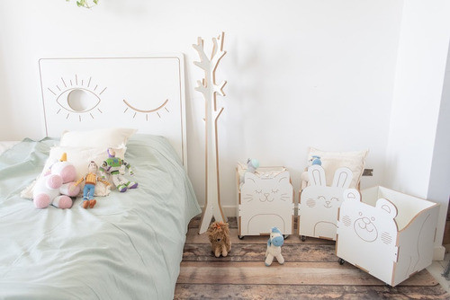 Juguetero De Madera Conejo 1