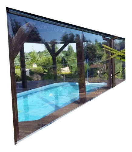 Toldo Retrátil Econômico Casa Jardim 2,85 X 2,85 Lona + Kit 0
