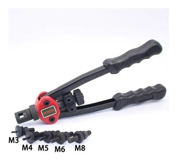 Remachadora Tuercas Remache Reforzada 3 4 5 6 8 Mm Guiller 1