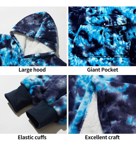 Abrigo Wearable Oversized Con Bolsillo Gigante Para Cumpleañ 1