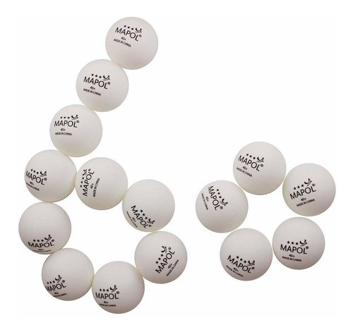 60 Pelotas De Ping Pong 3 Estrellas Mapol 1