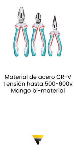 Pinza Set De Punta 160 Mm/ Alicate 180 Mm/ Pinza 200 Mm 1