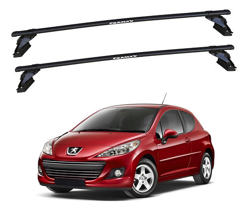 Barras De Techo Eqmax Acero Peugeot 207 Hatch 2p 2008-2013 0