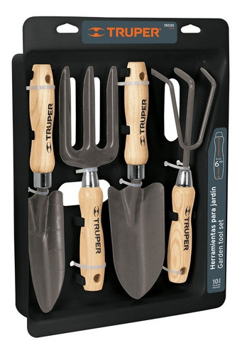 Juego De Jardín 4 Piezas Excelente Calidad Truper Fc 0