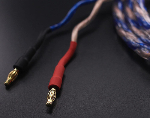 Cable De Parlante Hifi 6n Ofc Kk Cable Bs-sk Banana De 3 Mt 1