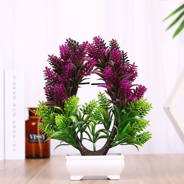 Decoracion Planta Artificial Maceta Souvenirs 24cm Bonsai 0