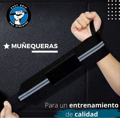 Muñequeras Elasticas Regulables - Strength Wraps 1